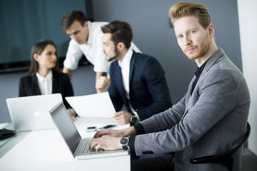 Young people in the office