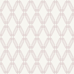Geometric Abstract Seamless  Pink Pattern
