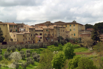 Fototapeta na wymiar Toscana,il borgo di Colle val d'Elsa,Siena.