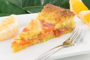 tart with orange marmalade