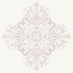 Orient  Pattern. Abstract Pink Ornament