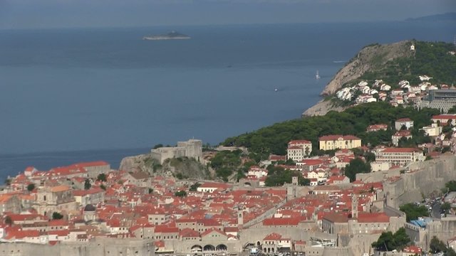 Dubrovnik panorama z g&oacute;ry