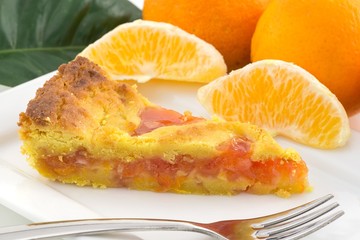 tart with orange marmalade