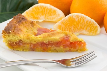 crostata con marmellata di arancia