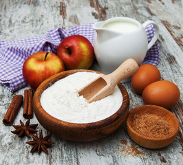 ingredients for apple pie