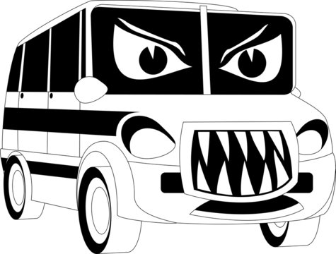 Cartoon car
