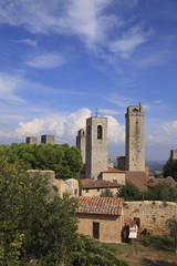 Fototapeta na wymiar Toscana,Siena,San Gimignano