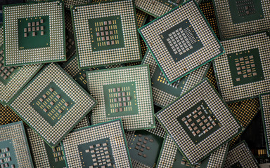 Electronic waste CPUs