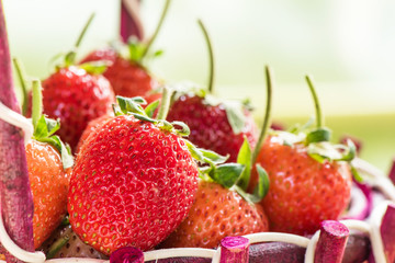 Strawberries close-up