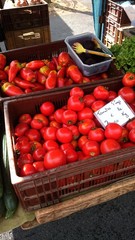 caisses de tomates