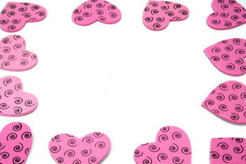 Valentines Day heart-shaped