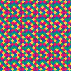 seamless pattern of colored squares