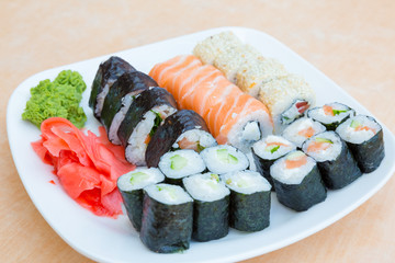 plate of delicious rolls