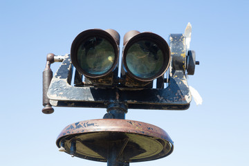 old big binoculars