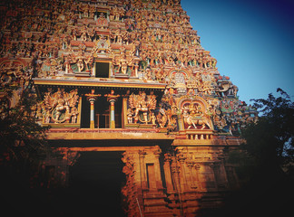 Gopuram Hindu Temple Meenakshi