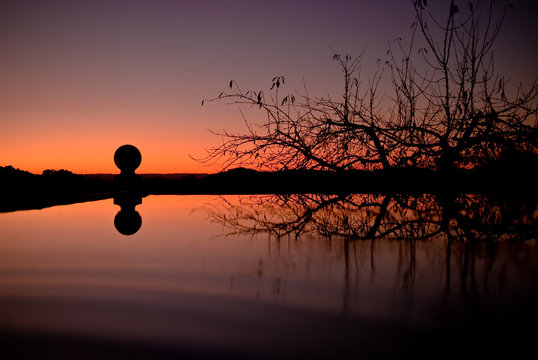 Pool Sunset