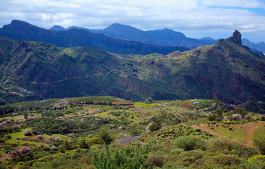 Fototapeta premium Caldera de Tejeda in winter