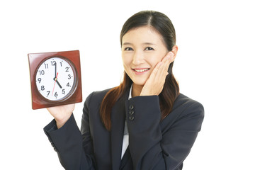 笑顔のOL