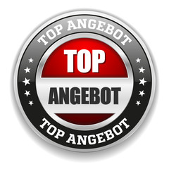 Roter Top Angebot Siegel Mit Silber Rand