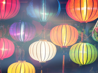 colorful Chinese lanterns
