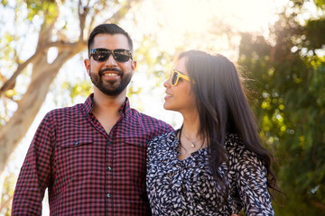 Fototapeta premium Young man and his girlfriend