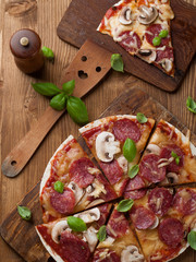 Pepperoni pizza