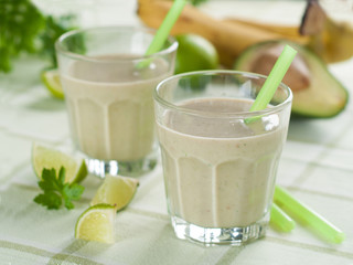 Fruits and vegetables smoothie