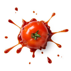 smash tomato