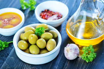 green olives