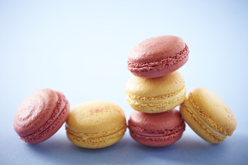 colorful macarons