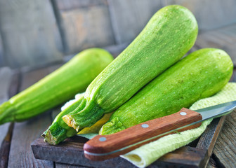 raw zucchini
