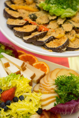 Salad, cheese and vegetables (au gratin)