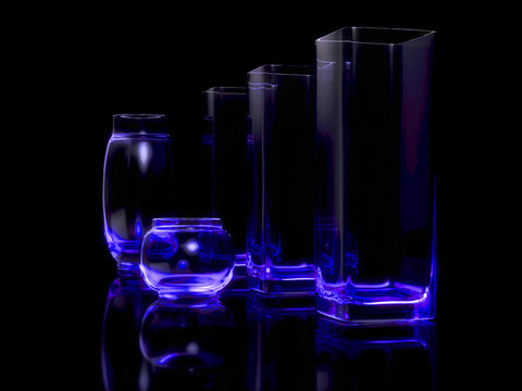 Glowing glass