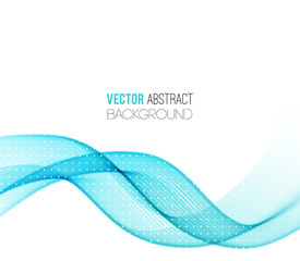 Abstract curved lines background. Template design