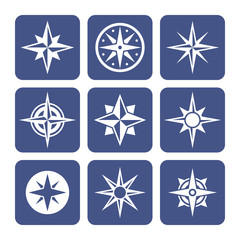 Compass Icons Set
