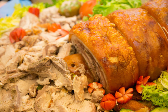 Italian porchetta (porchetta di Ariccia)