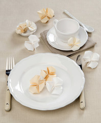 Myosotis origami flowers