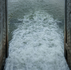 Water in the dam