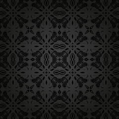 Damask Seamless  Pattern. Orient Background