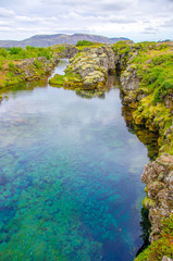 Fototapeta na wymiar Pingvellir - Nationalpark Iceland