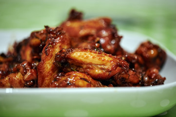 Caramelized asian chicken wings