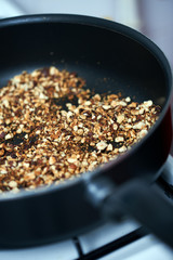 Ground fried nuts