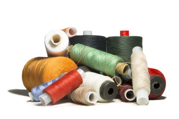 bunch of sewing thread