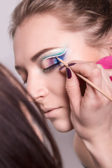 Obraz premium макияж