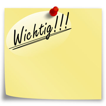 Post-It Wichtig!