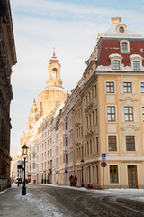 Fototapeta na wymiar Winter in Dresden