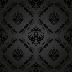 Damask Seamless  Pattern. Orient Background