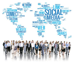 Social Media Internet Connection Global Communications Concept