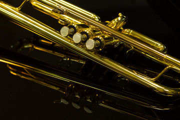 detail of the trumpet