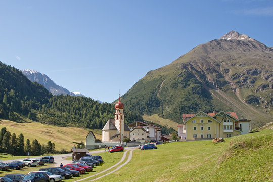 Village of Vent, Otztal, Tyrol, Austria